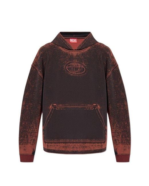 DIESEL Red Sweatshirt for men