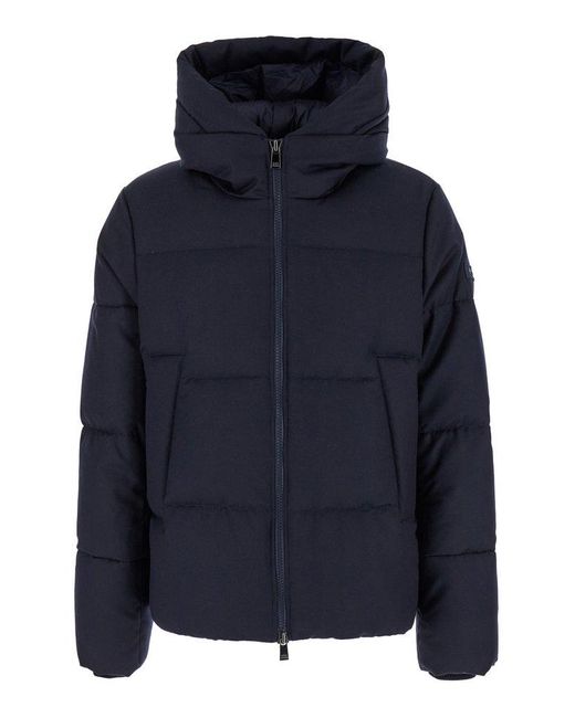 Tatras Blue Antoldo Down Jacket With Hood Patch for men