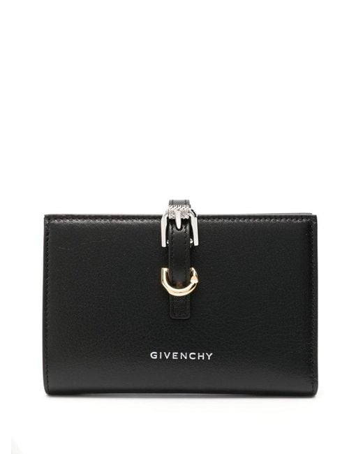 Givenchy Black Voyou Leather Bifold Wallet