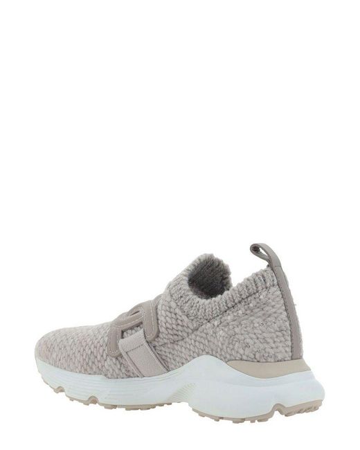 Tod's White Kate Slip-On Sneakers
