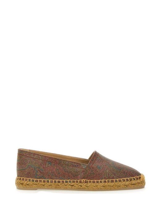 Castaner Brown Kenda Etro Espadrille Flats