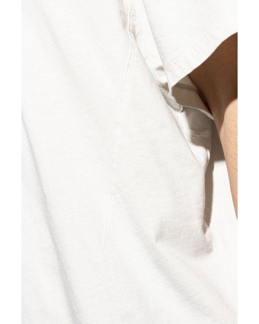 Entire studios White T-Shirt Dart Style for men