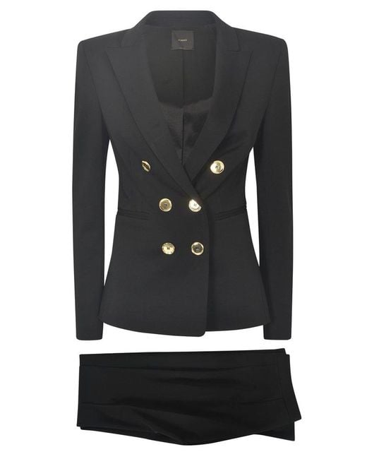 Pinko Black Two-piece Tailored Suit