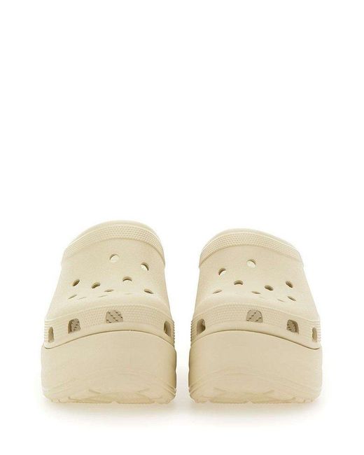 CROCSTM Natural Siren High-Heeled Clogs