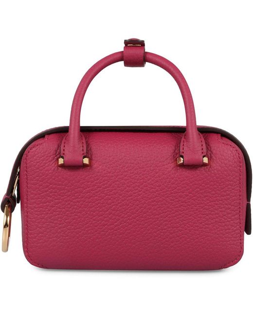 Delvaux Purple Cool Box Nano Tote