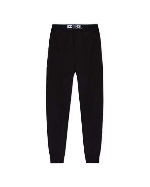 DIESEL Black Julio-D-Box Trousers for men