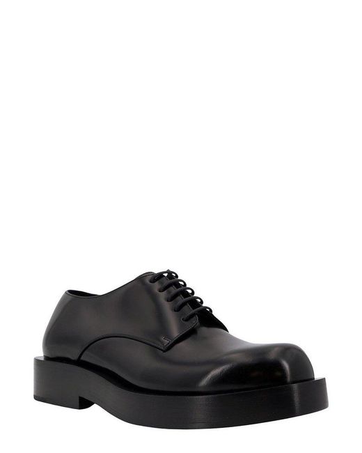 Jil Sander Black Chunky Lace-up Shoes for men