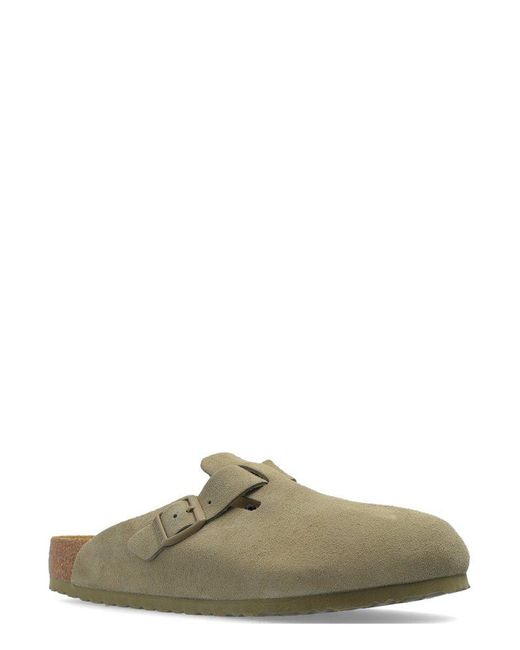 Birkenstock Green Boston Slip-On Sandals for men