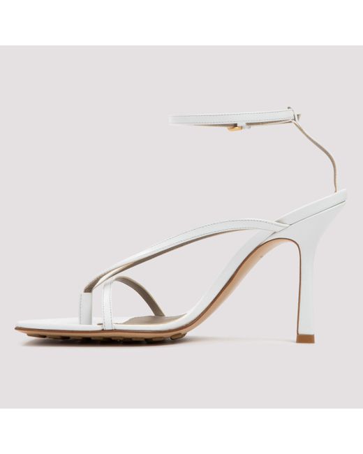 bottega veneta white sandals