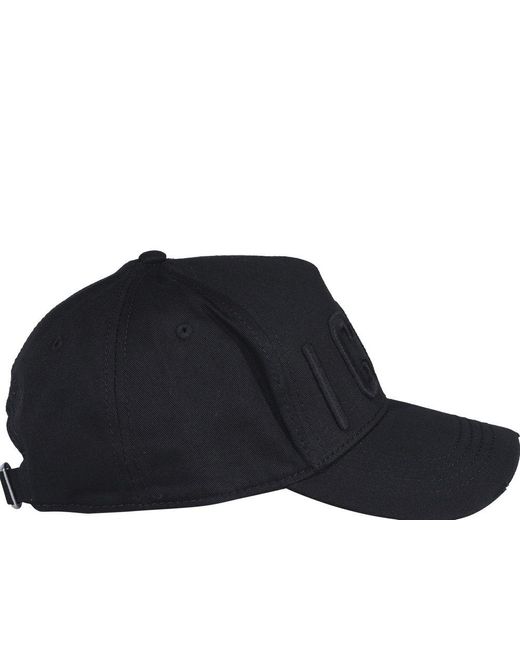 DSquared² Black Baseball Cap, for men