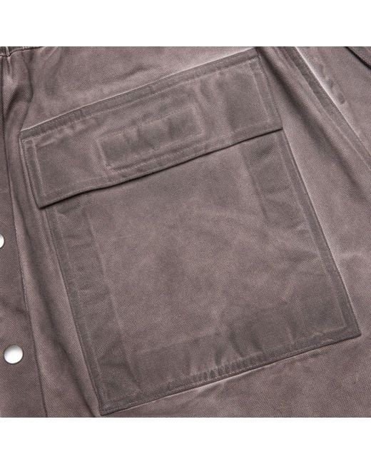 Rick Owens Gray Drawstring Pusher Trousers for men