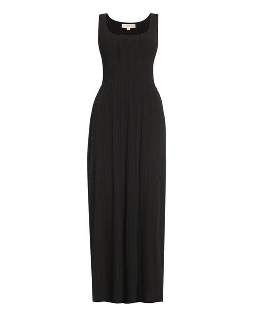 Michael Kors Black Knitted Long Dress