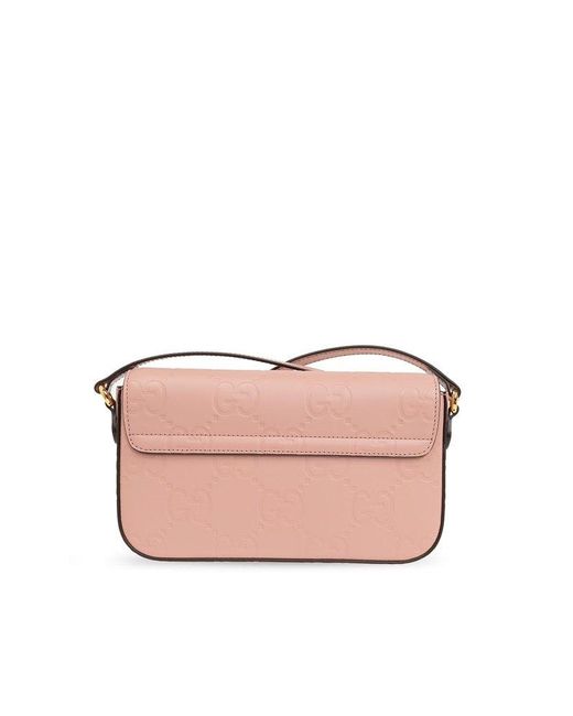 Gucci Pink 'GG Super Mini' Shoulder Bag,