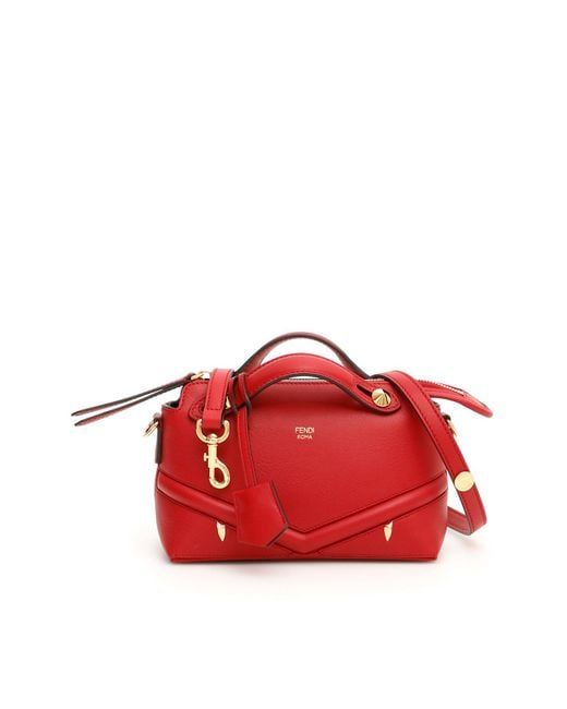 Fendi Red Bag Bugs By The Way Mini Bag