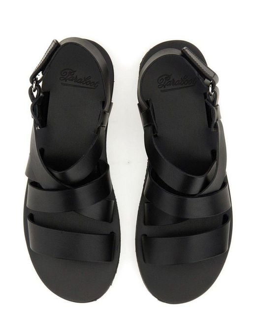 Paraboot Black Noumea Sandals for men