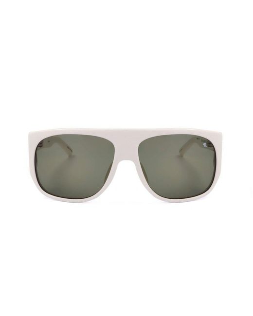 Linda Farrow Green X Raf Simons Aviator Sunglasses