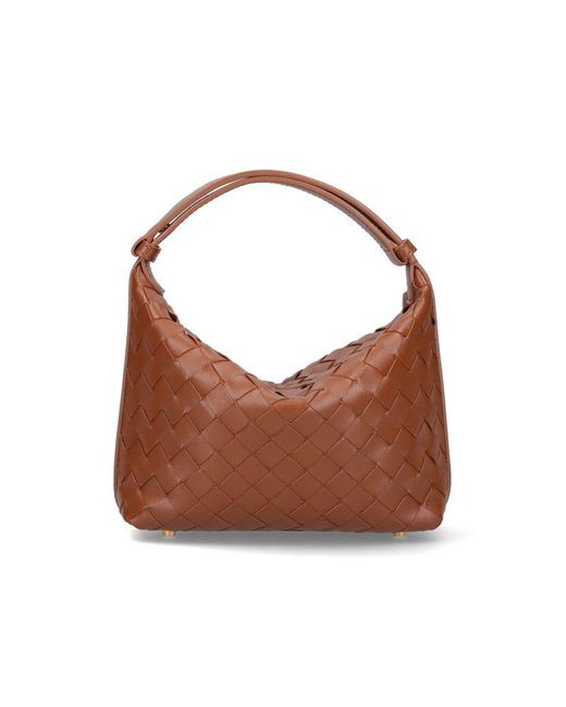 Bottega Veneta Brown Mini "wallace" Shoulder Bag