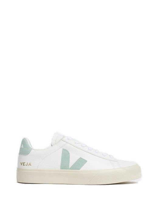 Veja White Campo Lace-up Sneakers