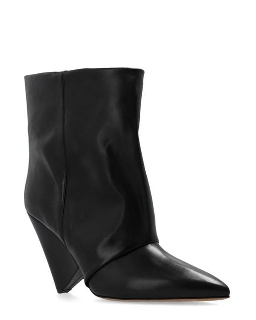 Isabel Marant Black Meela Heeled Boots