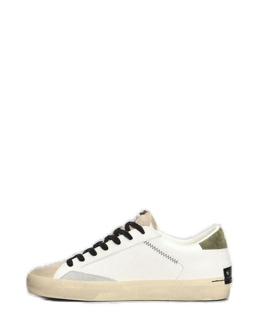 Crime London Multicolor Distressed Sneakers for men