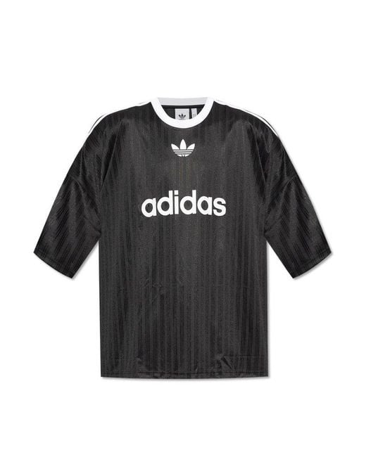 Adidas Originals Black T-shirt With Logo, for men