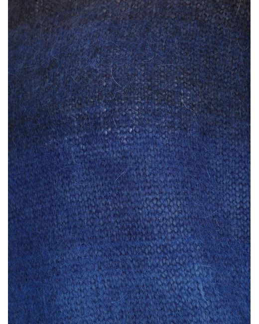 Isabel Marant Blue Ombré Knit Jumper for men