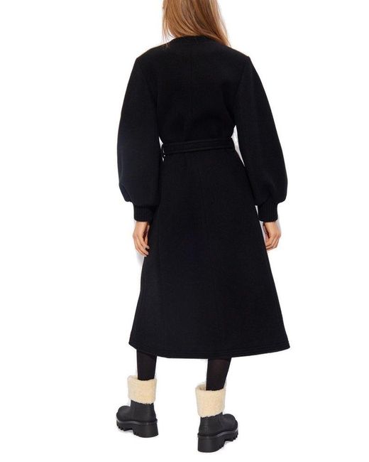Chloé Black Wool Coat,