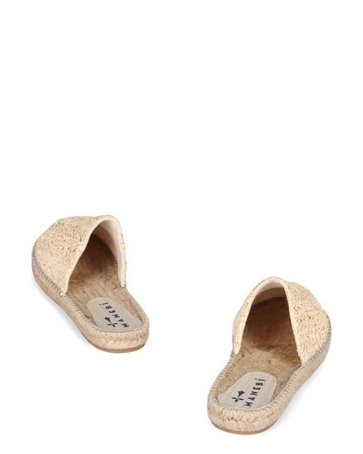 Manebí Natural Interwovened Chunky Mules