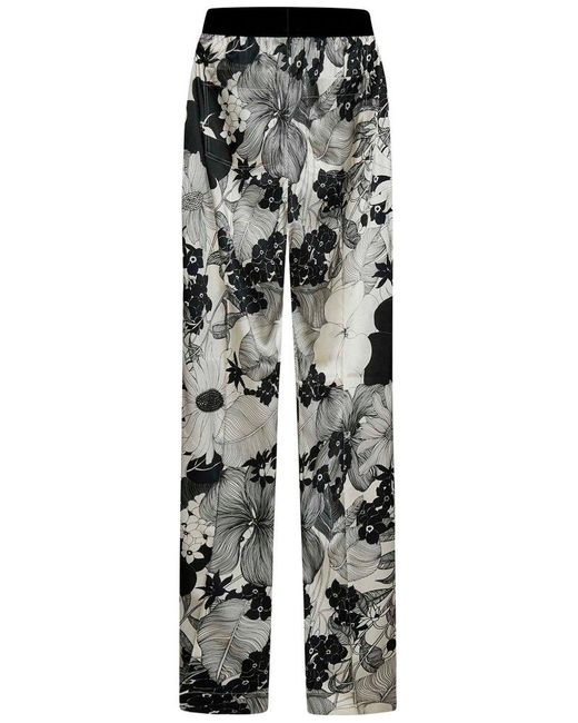 Tom Ford Multicolor Logo Waistband Floral Printed Trousers