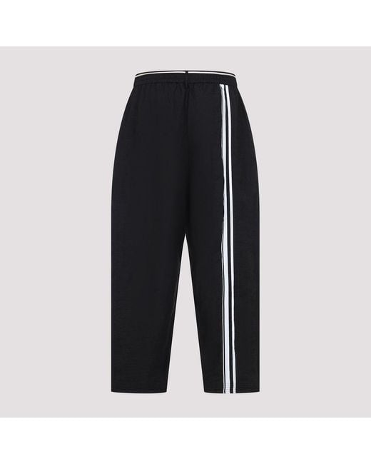 Mordecai Black Pleated Drawstring Pants for men