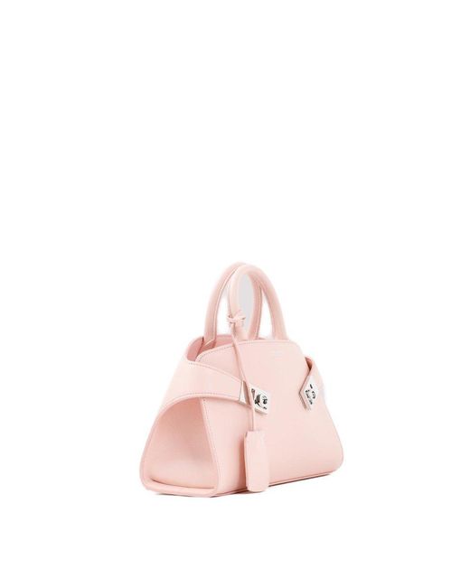 Ferragamo Pink Mini Hug Top Handle Bag