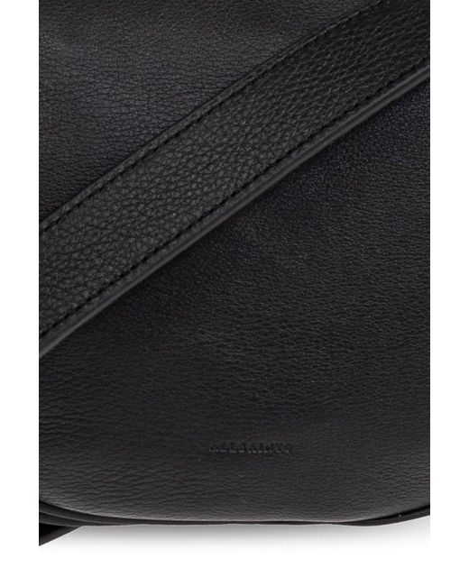 AllSaints Black Shoulder Bag Half Moon