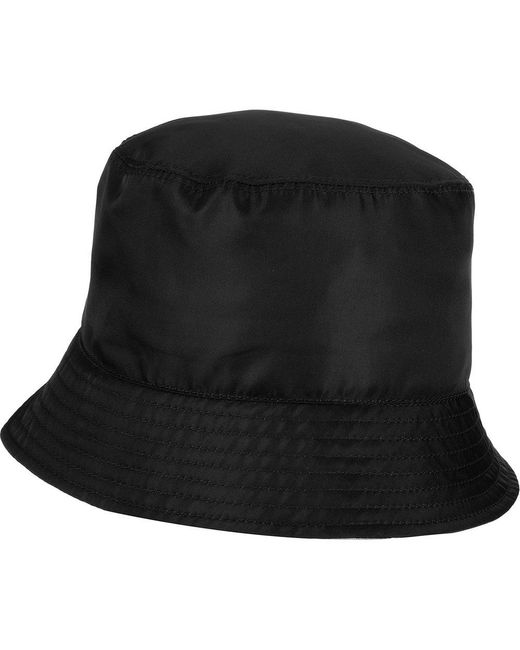 Dolce & Gabbana Logo Plaque Slip-on Bucket Hat in Black for Men | Lyst