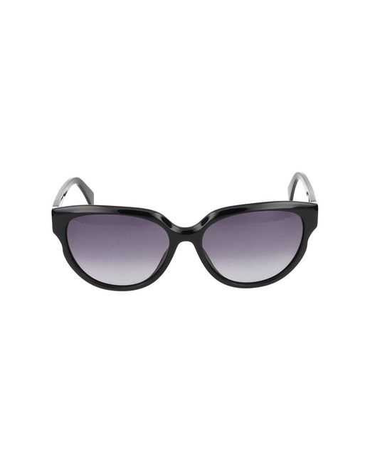Just Cavalli Square Frame Sunglasses in Black | Lyst