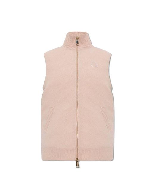 Moncler Pink Reversible Vest,