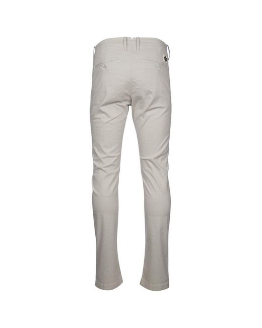 Jacob Cohen Gray Straight Leg Stretched Chinos for men