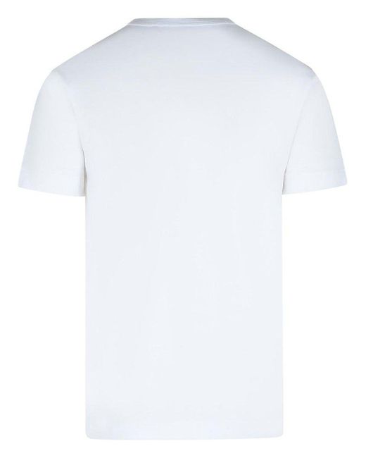 COMME DES GARÇONS PLAY Red Cotton T-Shirt for men