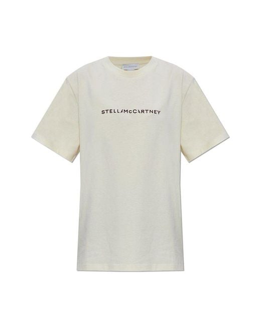 Stella McCartney White T-Shirt With Logo
