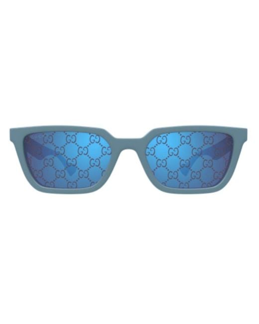 Gucci Blue Cat-eye Sunglasses for men