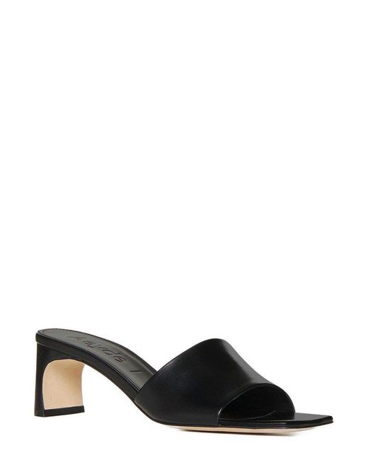 Aeyde Black Aeyde Jeanie Slip-On Sandals
