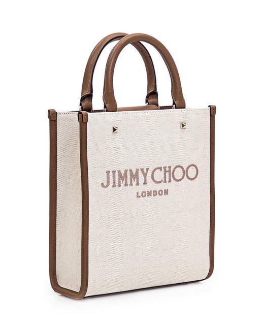 Jimmy Choo Natural Avenue N/S Tote Bag
