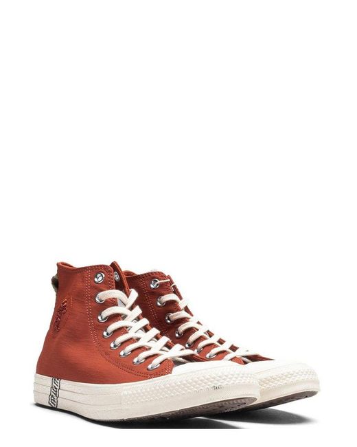 Converse Red X Naruto Chuck Taylor All Star High Lace-Up Sneakers