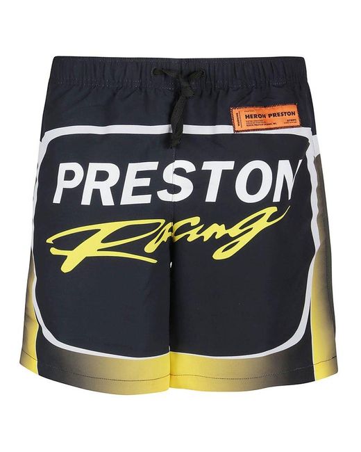 Heron Preston Blue Preston Racing Dry Fit Short for men