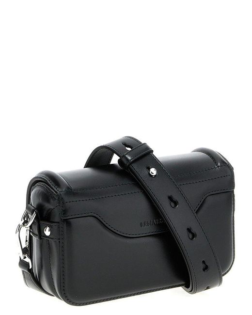 Lemaire Black Ransel Mini Satchel Crossbody Bags