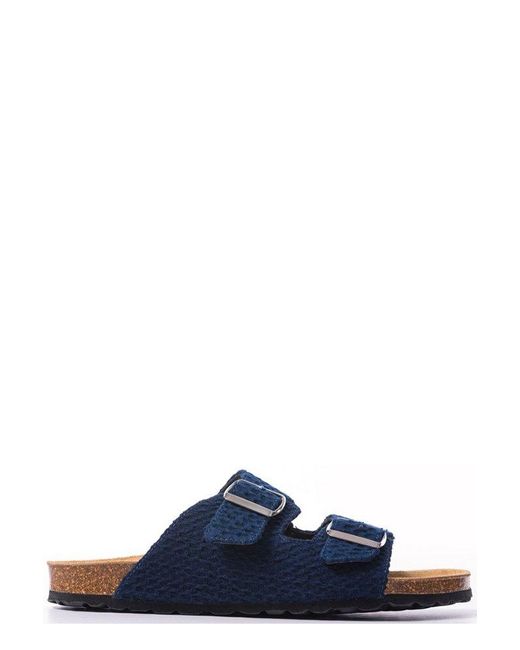 Mc2 Saint Barth Blue Terry Sandals for men