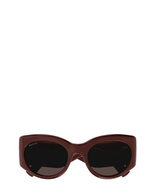 Gucci White Cat-eye Sunglasses