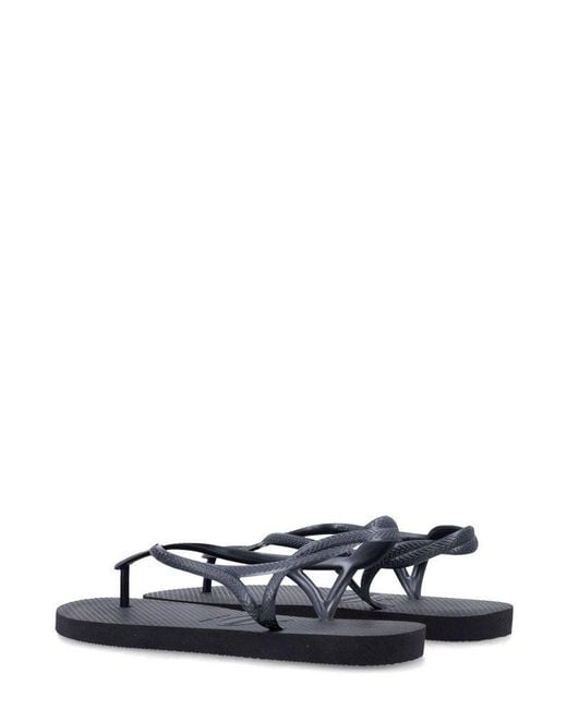 Havaianas Black Luna Flip Flops