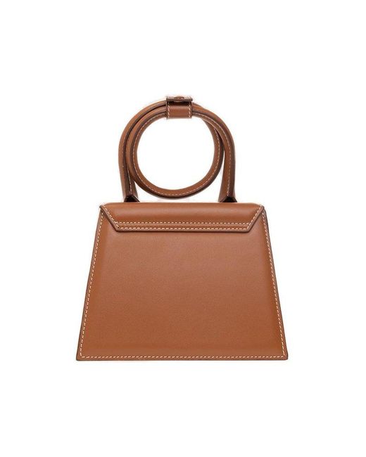 Jacquemus Brown Le Chiquito Noeud Leather Bag