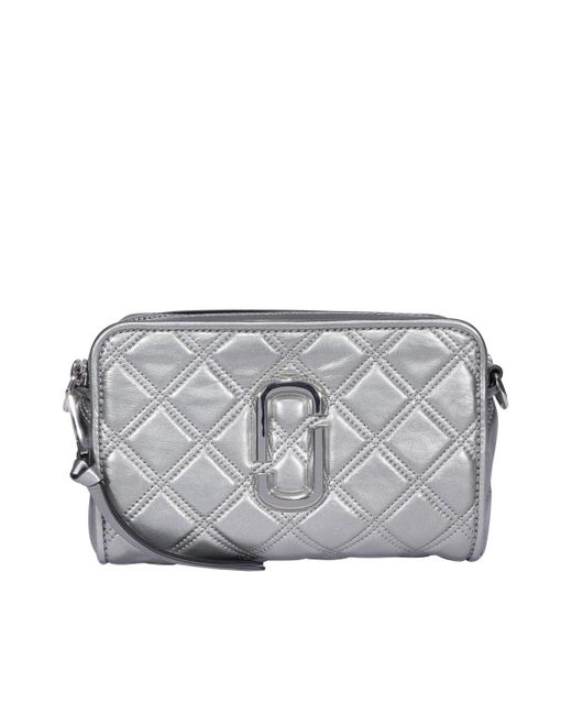 Marc Jacobs Metallic The Quilted Softshot 21 Crossbody Bag