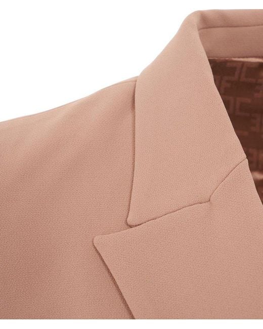 Elisabetta Franchi Pink Double-breasted Blazer Dress